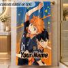 Beach TowelHaikyuu Custom Name Text Personalized Soft Towel for Beach Pool Indoor Home Decor Gift