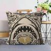 Classic Movie JAWS Series Pillow Gift Home Office Decoration Bedroom Sofa Car Cushion Cover Case x