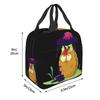 Custom Plants Gaming Zombies Insulated Lunch Bag for Outdoor Picnic Video Game Leakproof Cooler Thermal Bento Box Unisex