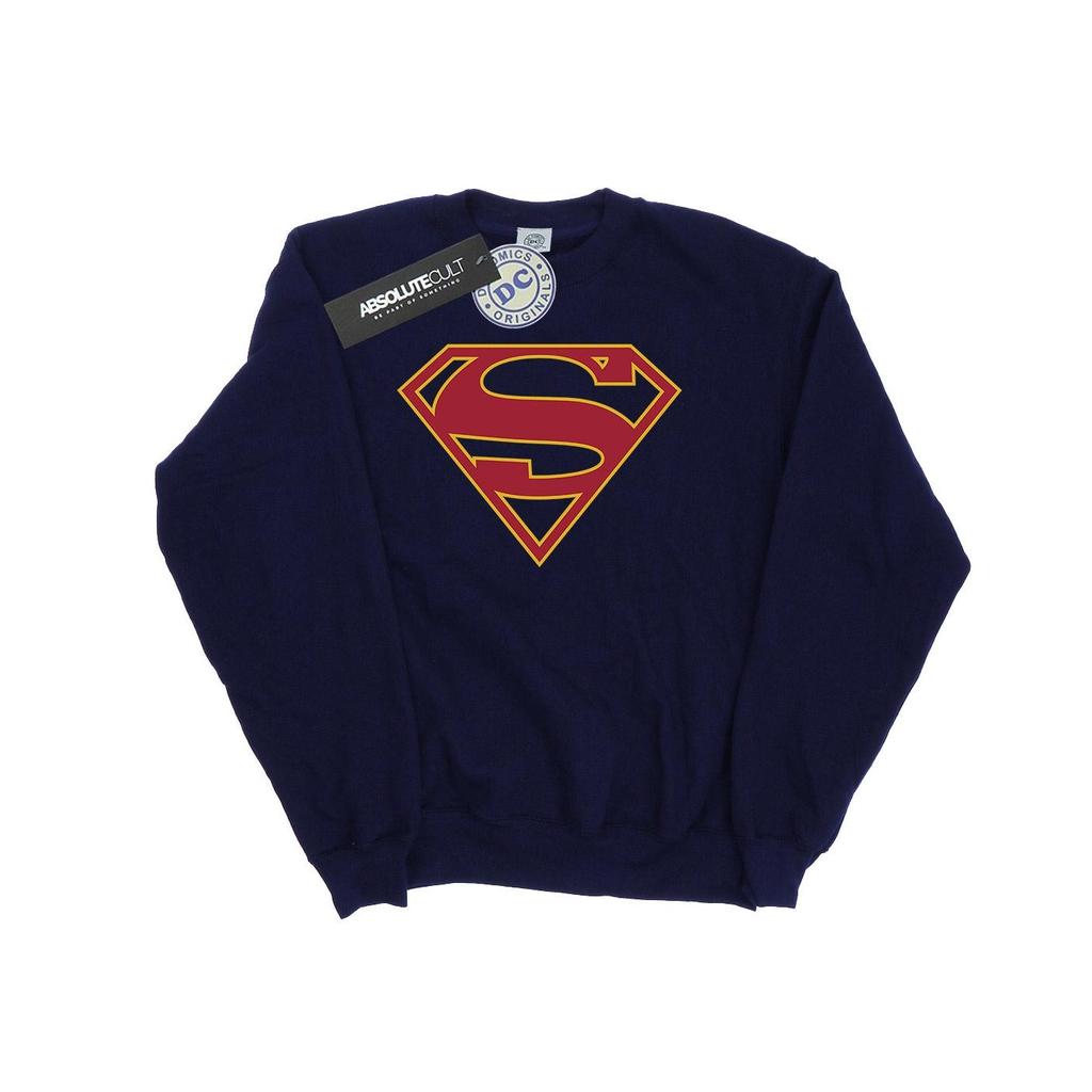 DC Comics Mens Supergirl Logo Sweatshirt