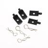 Aluminum Alloy Rc Car Body Mounts Compatible For Tamiya Cw-01 Lunch Box Rc Car Chassis Upgrades Parts Replace Accessories