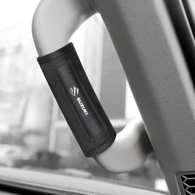 4 шт. Автомобильные ручки-петли на крышу, ручки подлокотника, защитные накладки, аксессуары для Suzuki Swift SX4 Samurai Sport Jimny Grand Vitara Alto GW250 Splash Swace