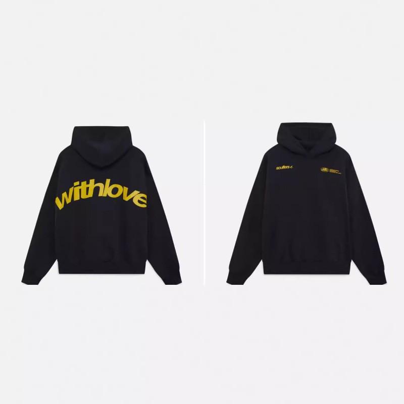 Oversized Drop Shoulder Hooded Sweatshirt Men Women Loose Fit Sporty Casual Cotton Blend Pullover With Side Pockets