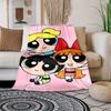 1 плюшевое одеяло Powerpuff — мягкое и удобное для всех сезонов, отличный подарок!A04303m