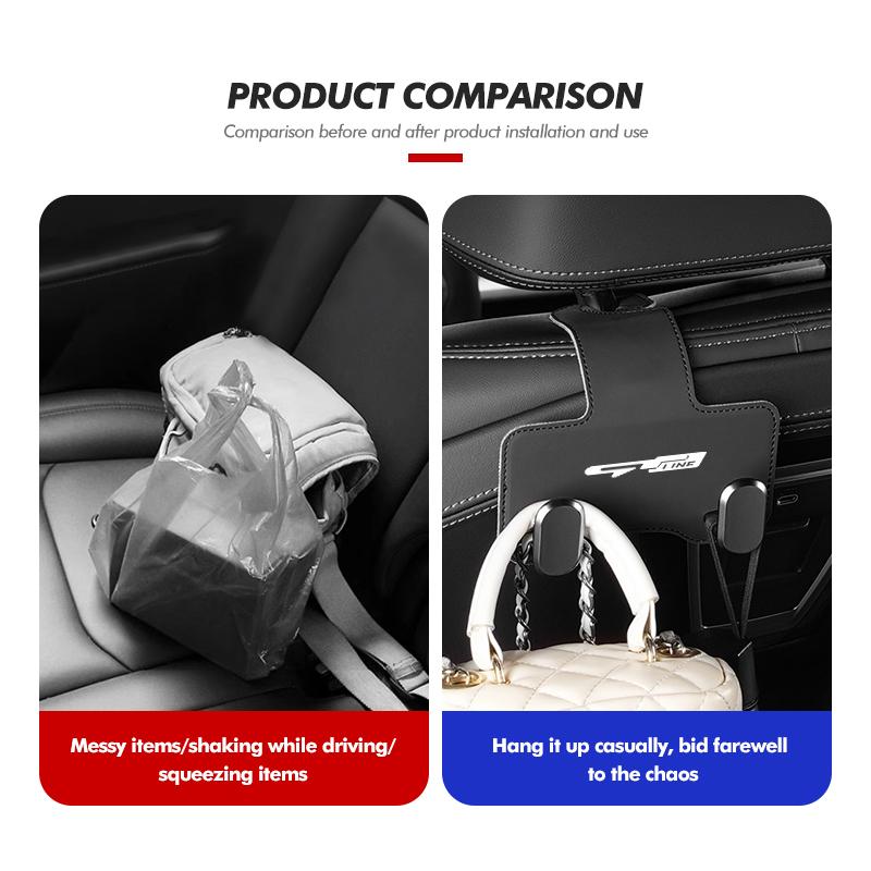 Car Back Headrest Hanger Hook Rear Seat Hanging Holder Organizer For KIA Rio K5 K2 Sportage Ceed Sorento Picanto Stinger Soul