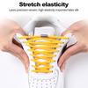FONKEN Elastic No Tie Shoelaces Flat Shoe Laces For Kids and Adult Sneakers for Shoelace Quick Wear Lazy Metal Lock Laces Shoe Strings