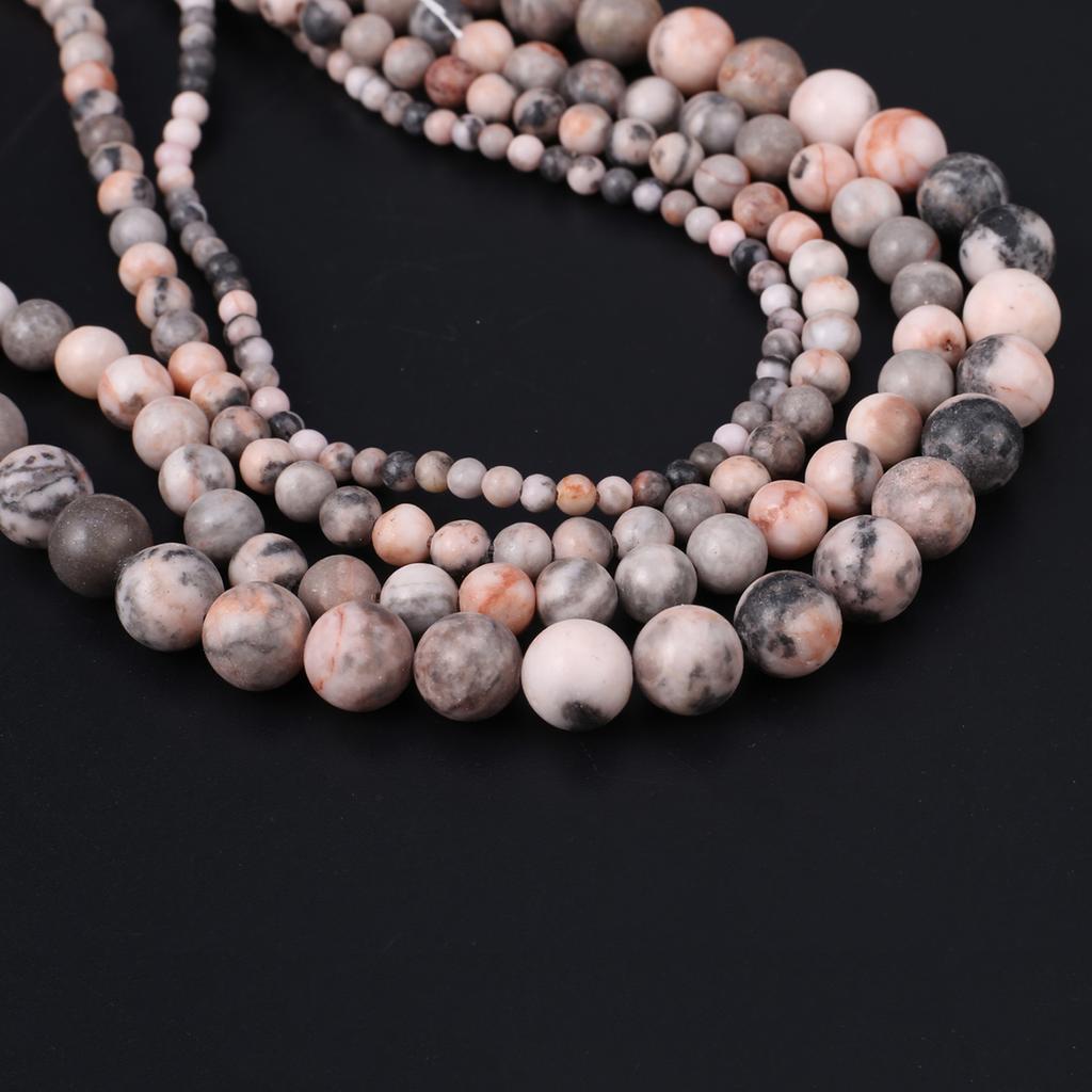 Маленькие бусины из натурального камня, розовые бусины в виде зебры, подвески для изготовления ювелирных изделий, ожерелье, браслет, серьги, аксессуар