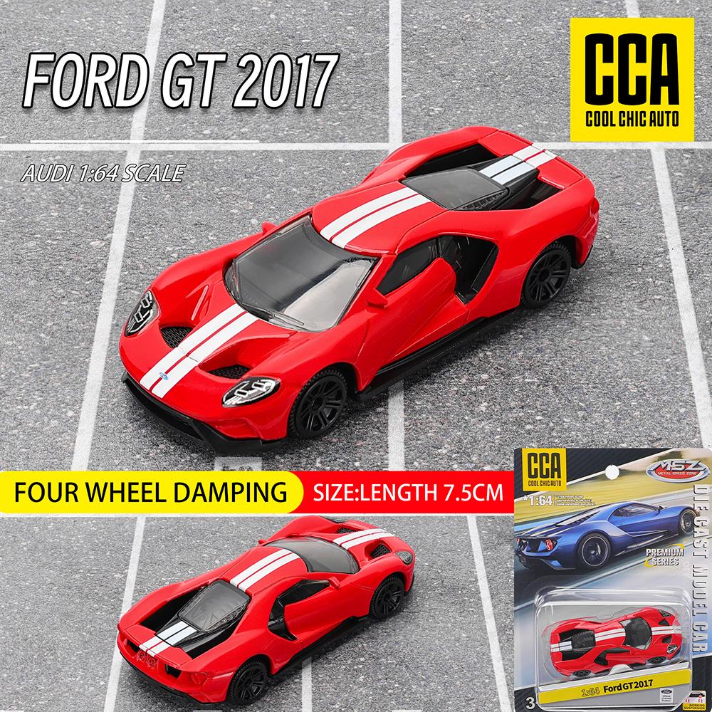 AJL1  CCA 1:64 2018 FORD MUSTANG  Exquisite hanging model classic car static car model alloy die-casting car model collection gift toy