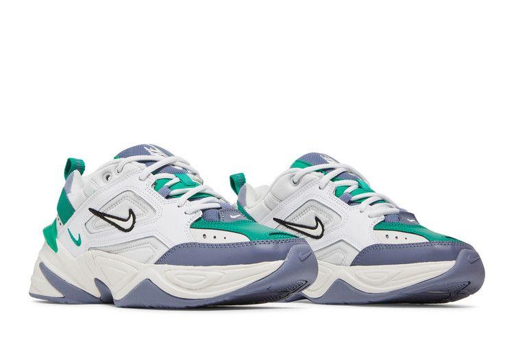 Nike M2K Tekno Платиновый оттенок Парусный цвет Ярко-зеленый