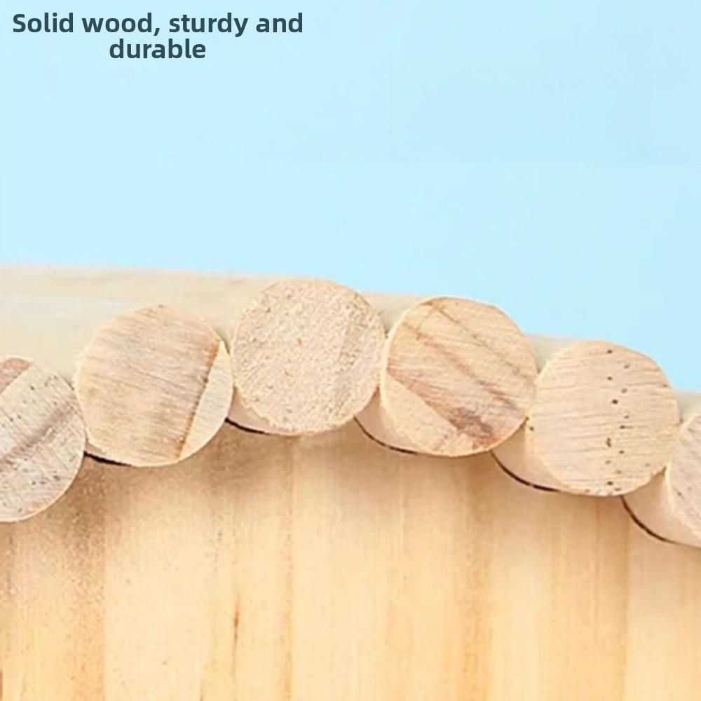 Natural Wood Hamster Hideaway Arch Design Gerbils Hiding Villa New Small Pet Castle  Cage Decor