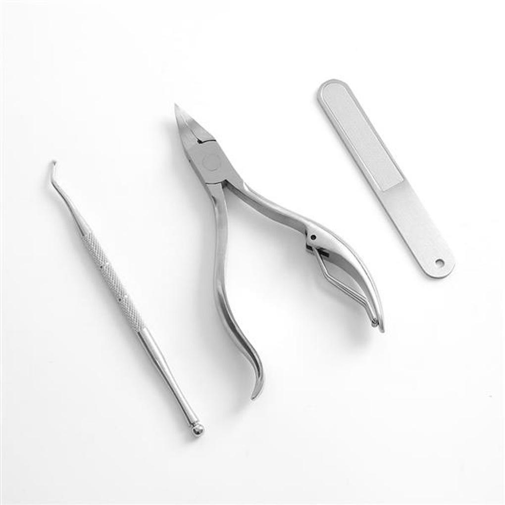 Средство от вросшего ногтя Кусачки для ногтей 3 предмета Педи толстые кусачки для ногтей