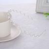 Lady Wavy Headband Non-slip Shiny Rhinestone Faux Pearl Narrow Band Anti-rust Hair Decoration Elastic Party Prom Lady Hair Hoop Hair Accessories