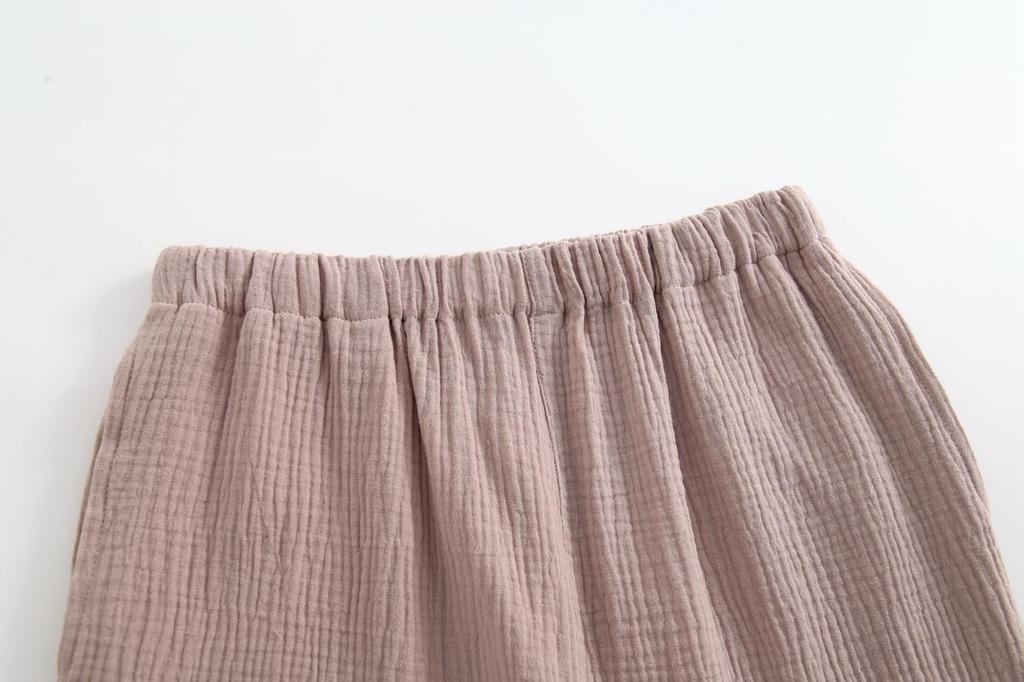 SISOFTLY Длина, Длина для отдыха, Удобные, Идеальный подарок, Женская пижама, Летняя, 100% хлопок, Брюки 3/4, Комплект, Двухслойный хлопок,