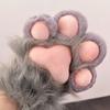 Fursuit Kigurumi Plush Cat Paw Gloves Cartoon Cosplay Props Cute Cat Claw Mittens  Club