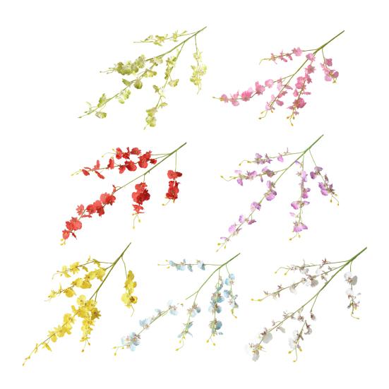 39" Искусственные Цветы Фаленопсис 5 Стеблей Искусственные Орхидеи Растения для Вазы Девичник Домашняя Вечеринка Свадебное Украшение