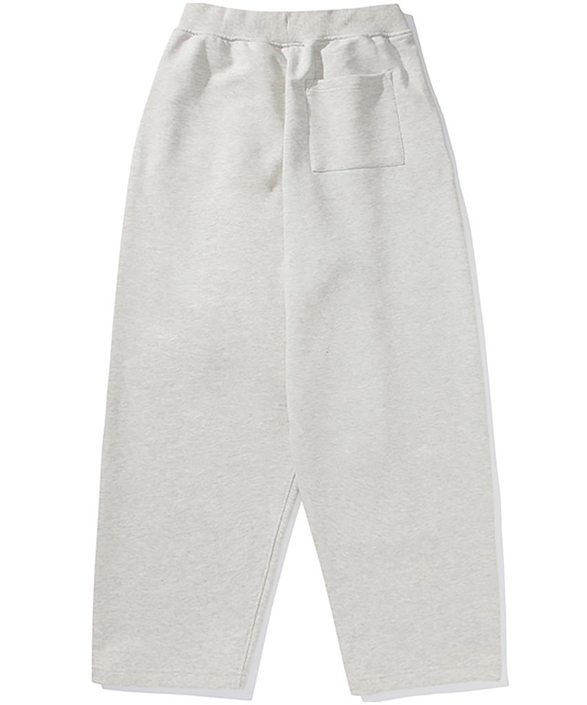 COLUMBIA UNIVERSITY Cu Classic Logo Wide-Fit Terry Pintuck Sweatpants Oatmeal