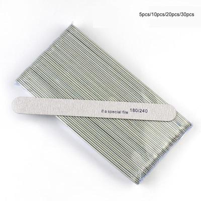 Пилочка для ногтей прочная матовая маникюрные инструменты полосатая форма двухсторонние профессиональные шлифовальные блоки для ногтей инструменты для ухода за маникюром