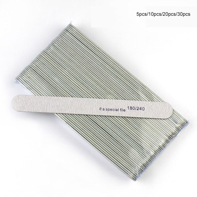 Nail File Durable Frosted Manicure Tools Strip Shape Double-sided Professional Nail Sanding Blocks Manicure Care Tools KTY