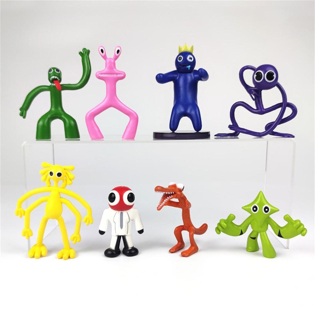 8PC Hedgehog Game Action Figures 6pcs 2.4'' Tall Figures Toys Action Figure Set Perfect Kids Gifts Cake Decoration Hand Made Model Doll