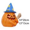 Halloween Decoration Pumpkin Light Bedside Lamp Prop Party Gift Indoor Outdoor Lighted Pumpkin for Home Nursery Porch Kitchen