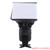 Portable Photography Flash Diffuser Mini Softbox Kit for Canon Nikon Sony DSLR Speedlite Flash