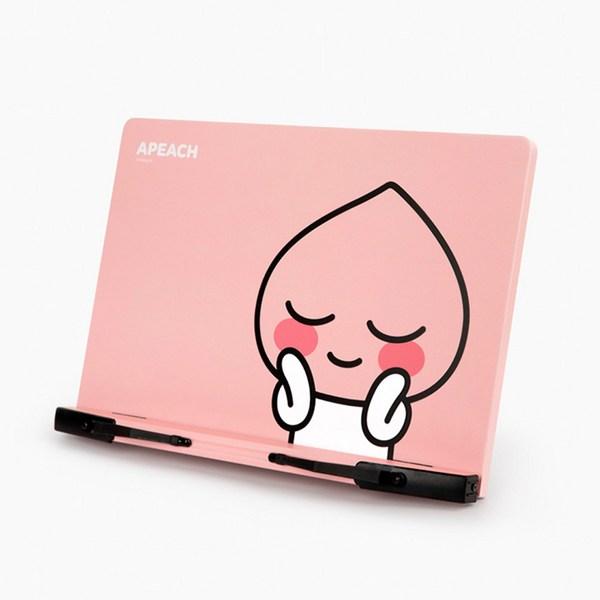 Kakao Friends 1-ярусная подставка для чтения, Apeach, лучший персонаж Кореи