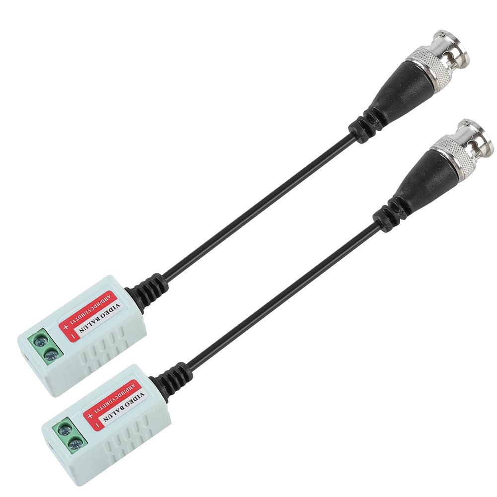 2 шт. Портативный HDCVIHDVIAHD Пассивный Видео Балун Приемопередатчик Кабель Витой Передатчик для Cam