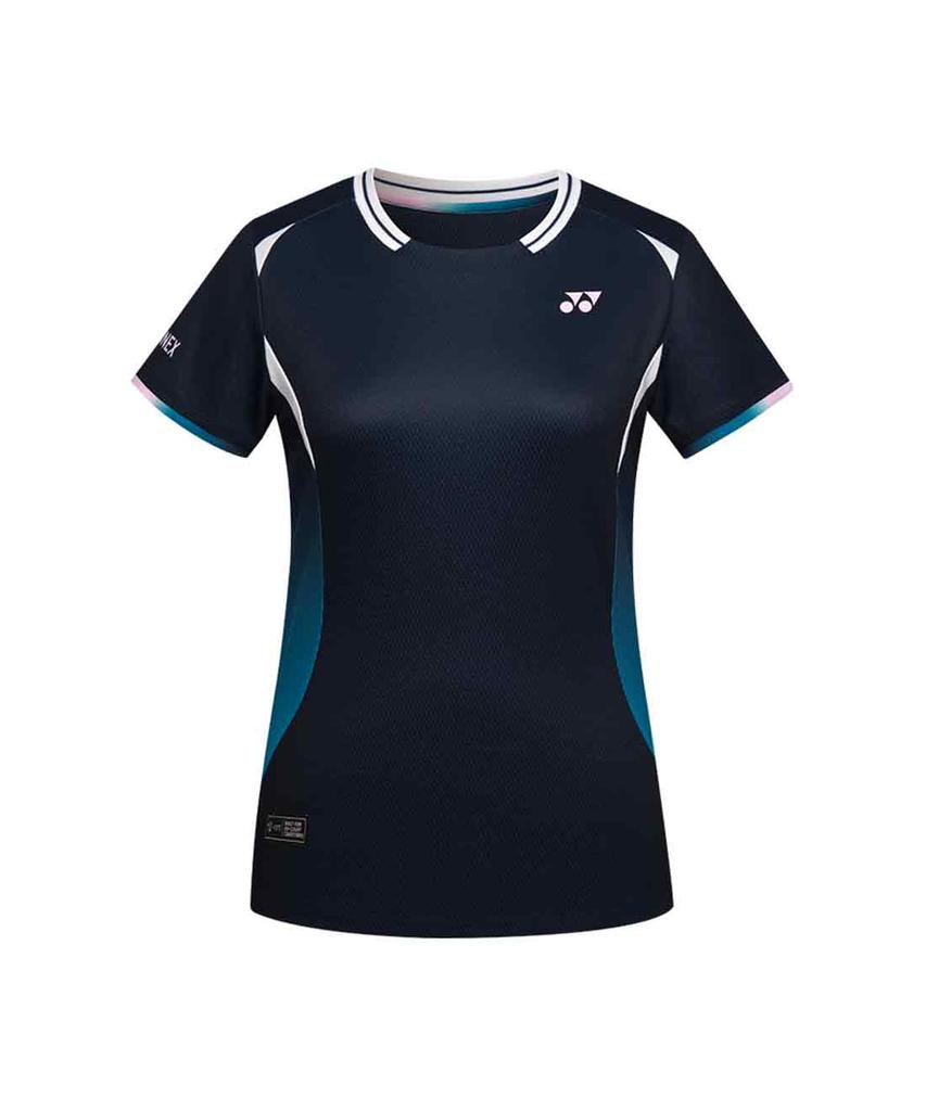 YONEX 261Ts010F Темно-синий Женская одежда с цветовыми блоками и акцентами Игровая одежда