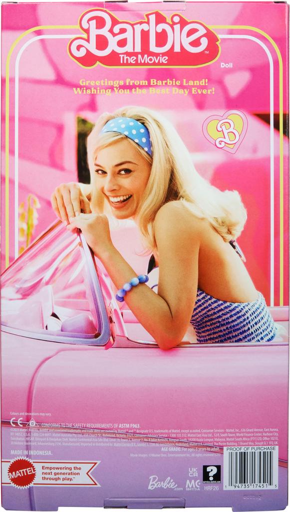 barbie Кино Платье в синюю клетку 6 и HRF26 «Барби» [Кукла для переодевания] [Возраст]