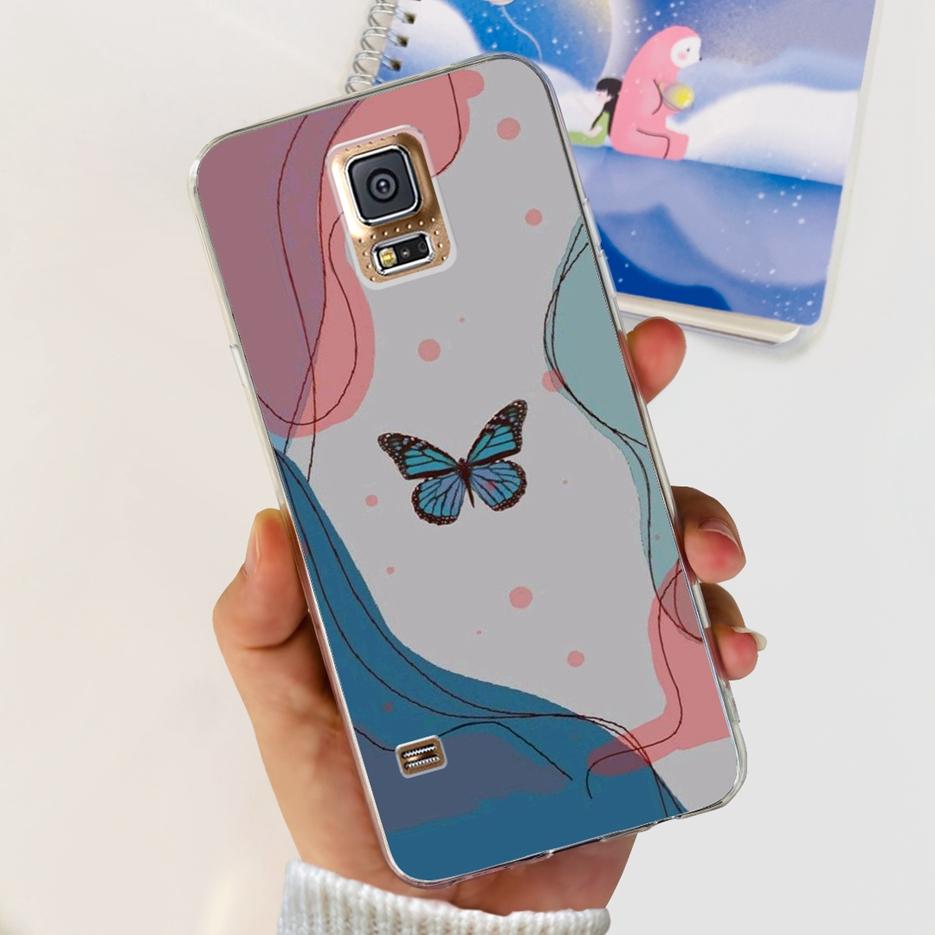 Чехол для Samsung Galaxy S5 SM-G900F G900I G900M Стильный painted Cover Мягкий силиконовый чехол для телефона Для Samsung S5 S 5 GalaxyS5 Shell