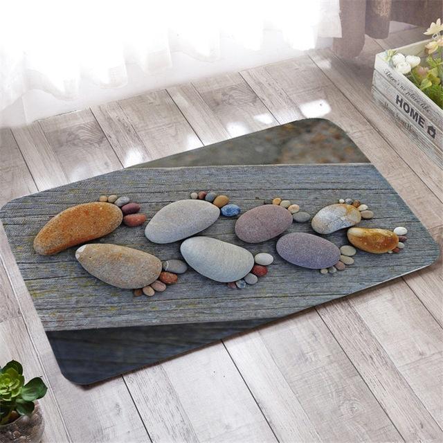3D каменный ковер, дверные коврики, коврик для улицы, кухни, гостиной, коврик для пола, коврик, водонепроницаемый, для прихожей, добро пожаловать, коврик для пола, коврик