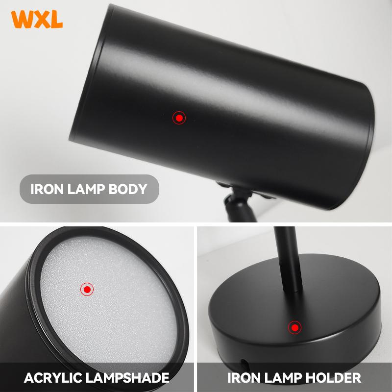 Modern Decoration Adjustable Angle Led Wall Lamps Lighting Vintage Home Vanity Light Fixture Sconce Lamps Gold Metal Iron Light