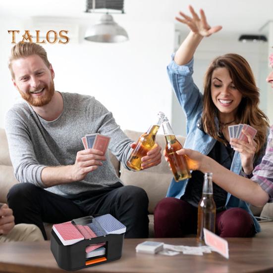 Автоматический тасовщик карт 2000 мАч перезаряжаемый тихий электрический покерный карточный дилерский аппарат инструмент для раздачи карт оборудование для казино