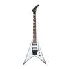 JS Series King V JS32 White with Black Bevels Electric Guitar