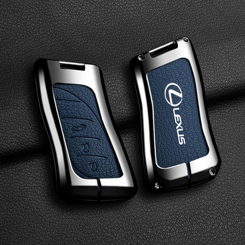 Vintage Leather Car Key Case Fob Cover For Lexus RX 300 330 350 400h ES GS RX LX GS GX NX Is 250 200 LX470 570 GX460 470 CT200h AEO1