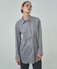 Cita Sheer Gingham Check Shirt Dress_Ctop708(Black)