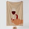 Celebrity pennika Throw Soft Warm Flannel Blanket Multiuse Throw for Bed Sofa Office Air Conditioning Nap Blanket