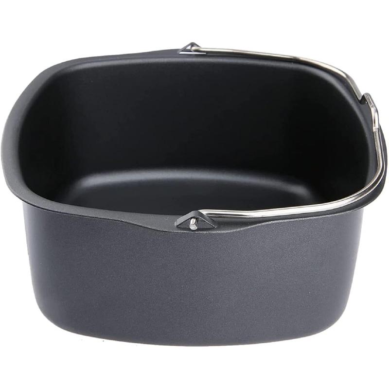 Квадратная силиконовая форма для выпечки для фритюрницы, аксессуары для фритюрницы, антипригарная форма для выпечки, фритюрница, пиццы, торта