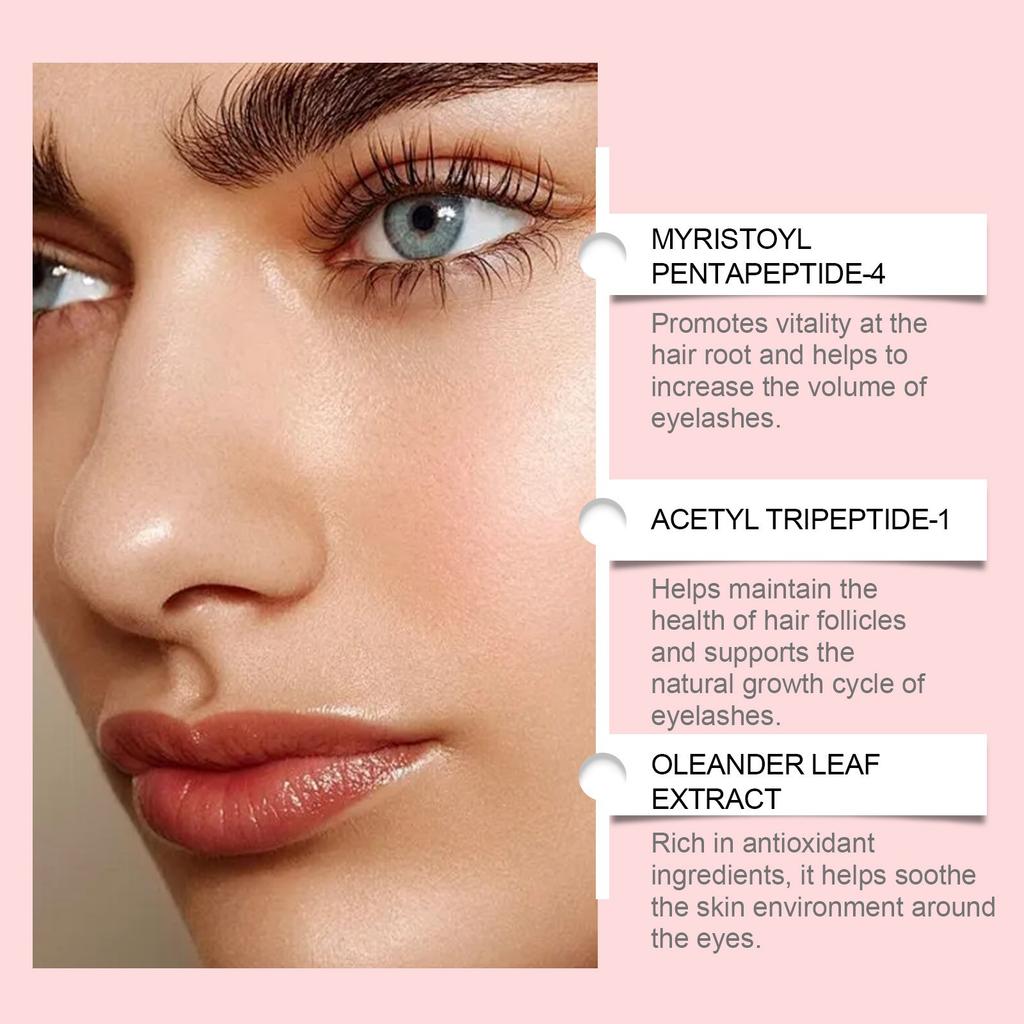 EELHOE Eyelash Growth Serum 3ml Gentle Care Nourishes Eye Area and Lashes Conditioning Serum