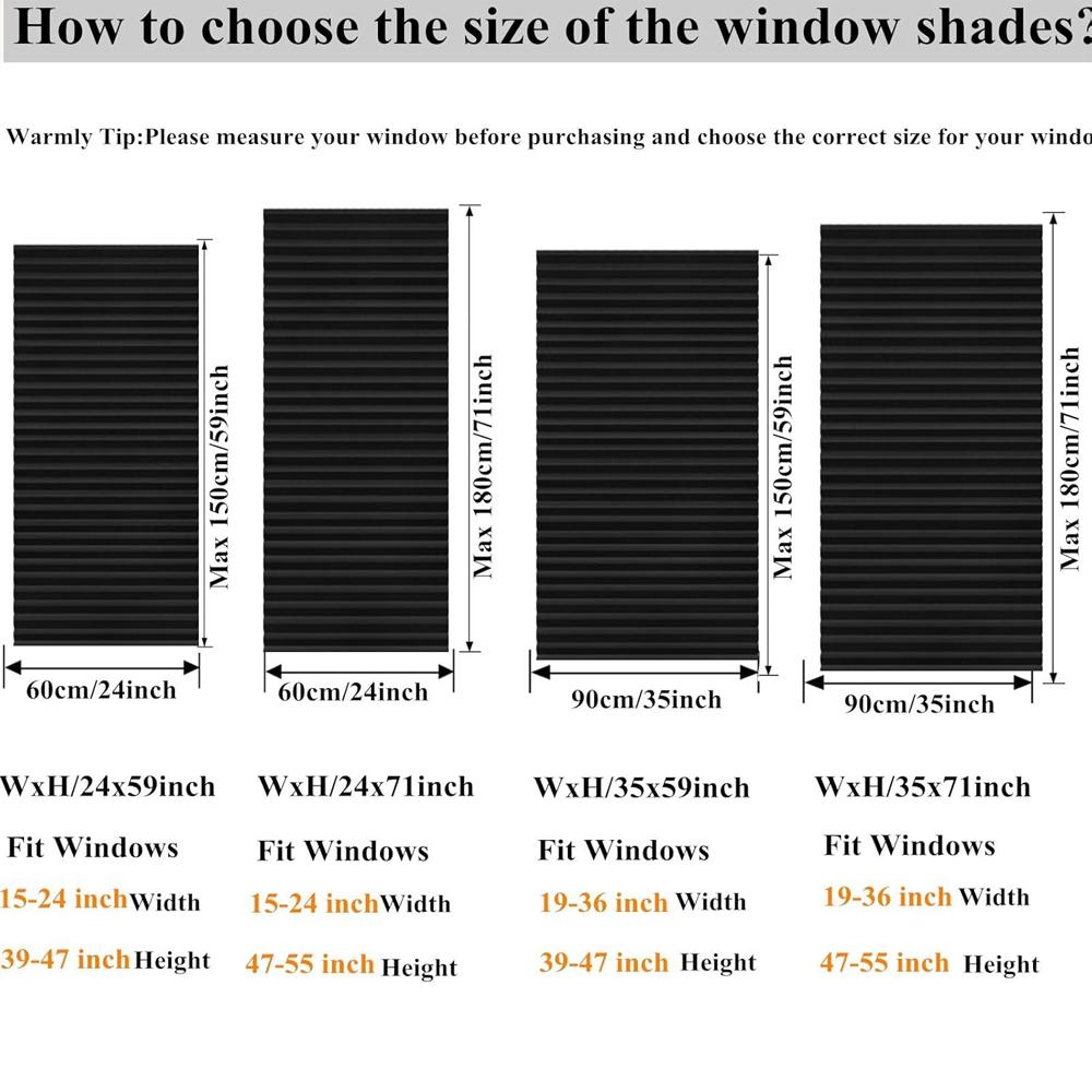 1Pc Shades Self-adhesive Half Windows Nonwoven Folding Curtain Bathroom Balcony Living Room Balcony Curtains Pleated Blinds