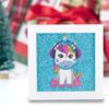 Kids Full Drill 5D Diamond Painting Kit, Cartoon Animal Handmade Diy Diamond Paste Decor Art