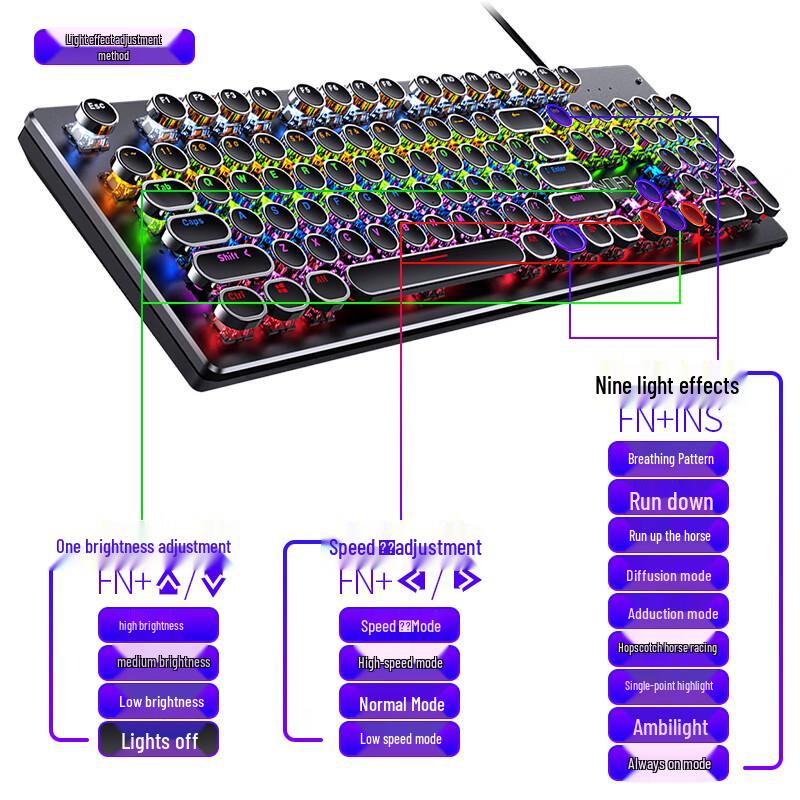 ZK4 Summoner Hot-Swap Gaming Mechanical Keyboard