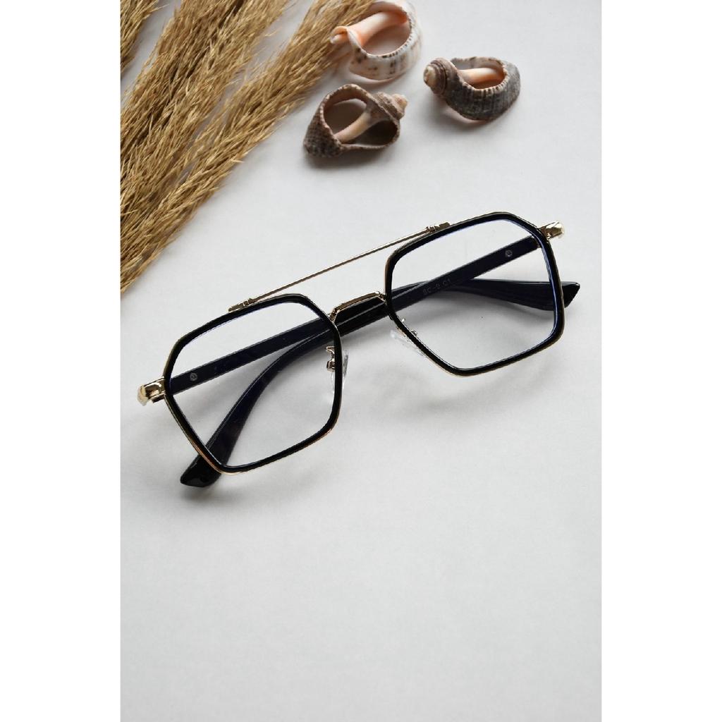 Henry Unisex Blue Light Protection Blue Block Square Rectangular New Season Transparent Glasses