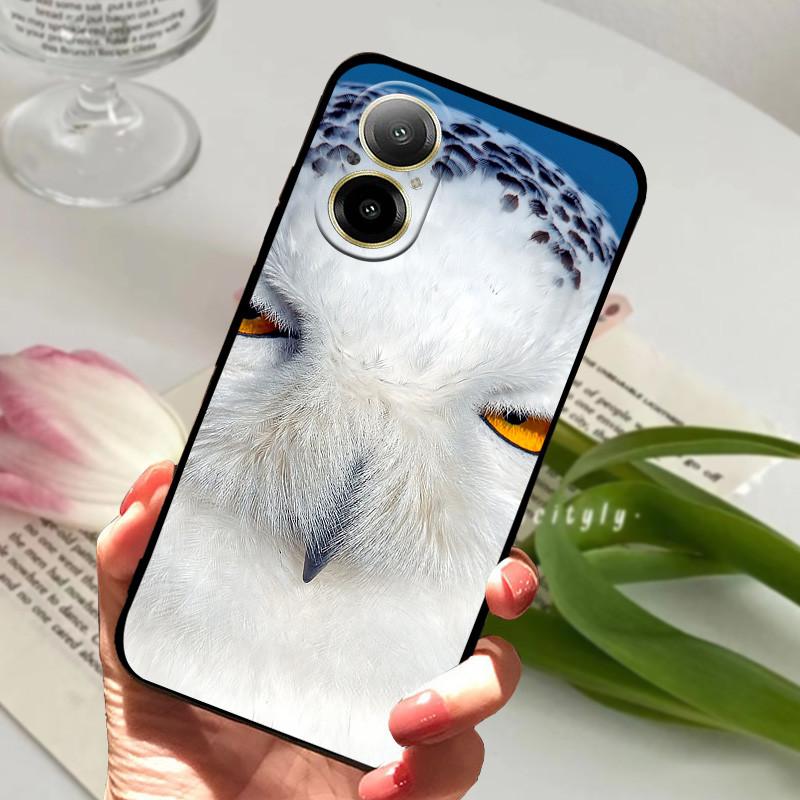 Для Realme C67 Чехол животное Силиконовые Мягкие ТПУ Задние Крышки Для Realme C 67 C67 4G Чехол Защитный Мультяшный Funda RealmeC67 Корпус