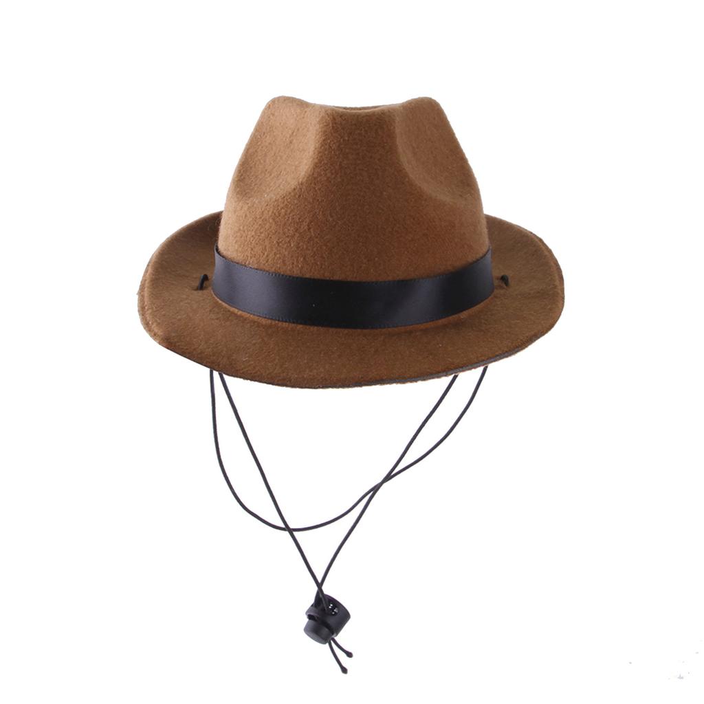 Creative New Pet Hat Dog Cowboy Hat Triangle- Scarf Set Headgear Cat Funny Headwear