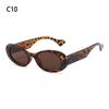 New Fashion Small Oval Driving Sunglasses Men Women Vintage Leopard Jelly Color Sun Glasses Trending Shades UV400 Eyewear