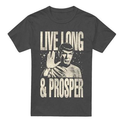 Звездный путь: Оригинальная унисекс футболка для взрослых Prosper Spock