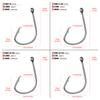 Качественный рыболовный крючок-осьминог с крючком-бородкой, свободный одинарный крючок, 100 шт./упак.
