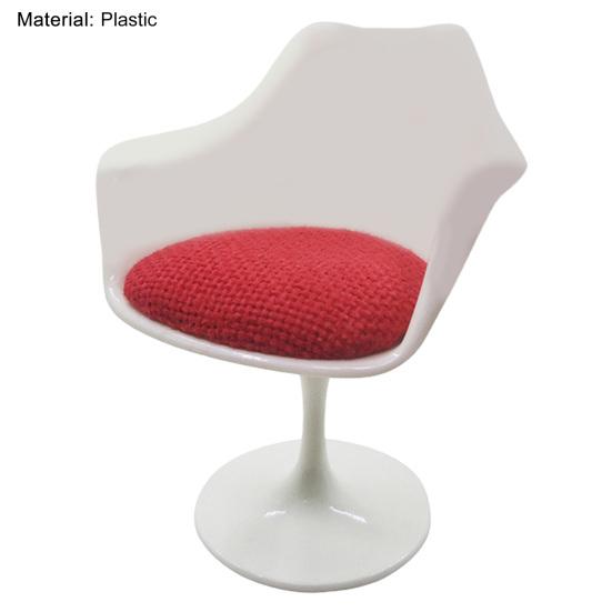 Полезная имитация нежной текстуры кукольного кресла аксессуары мини-круглые для внутреннего использования