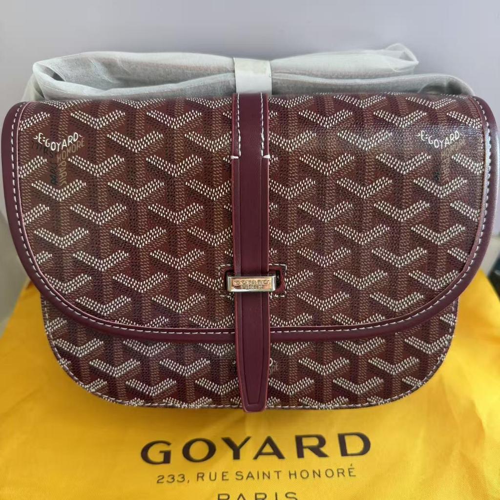 Сумка через плечо Goya Saddle 2024: Модная женская сумка и сумка-мессенджер с монограммой.